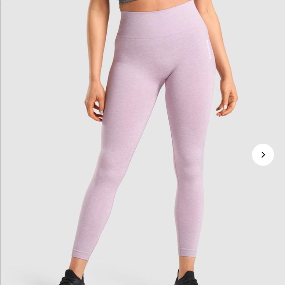 Gymshark Adapt Marl Seamless Leggings light purple